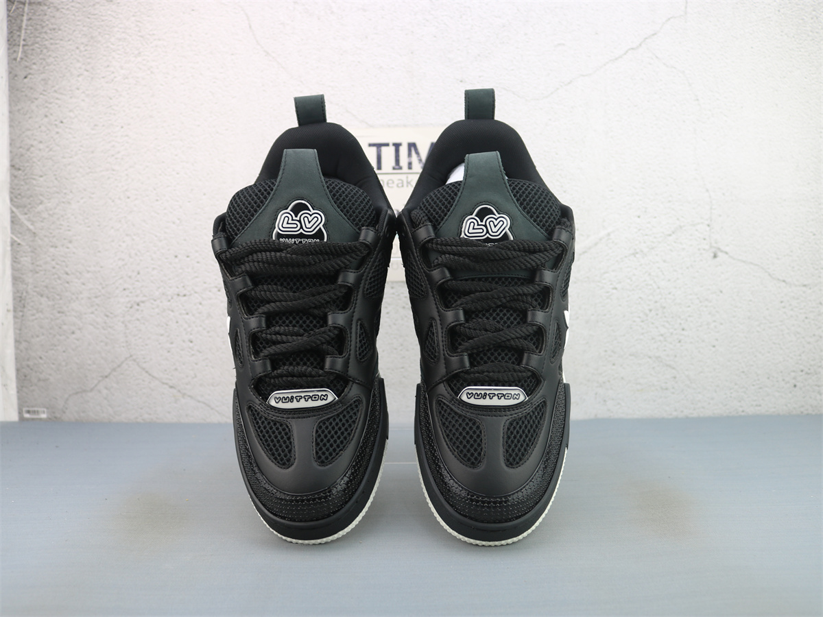 LV Skate Sneaker Black And White